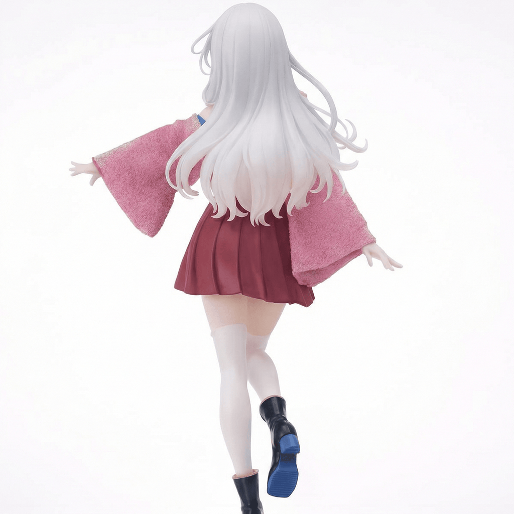 Moelina™ Elegant Anime Figurine — Soft Pink Kimono Edition