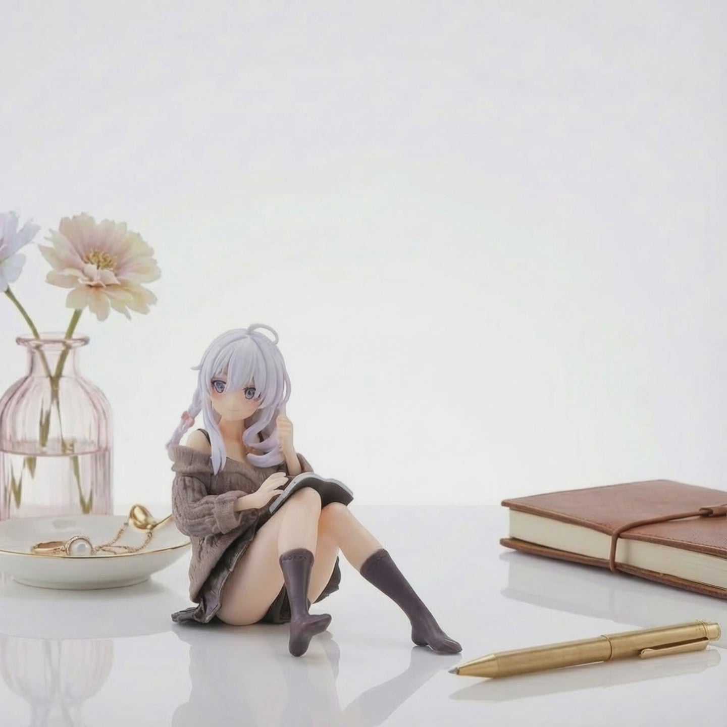 Moelina™ The Seraphina Headdress: Ethereal Lace & Satin Edition